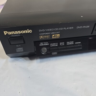 2001 Panasonic DVD-RV26 DVD Video CD Dolby Player w/ Remote