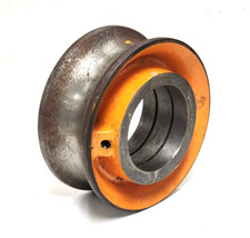 SHEAHAN 6" SHEAVE GROOVED 3.5" BORE 2.65" THRU 3" RIM WIDTH 4.7" HUB 7.25" OD