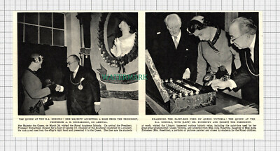 C2651) Royal Academy Schools Prof A E Richardson Mr Rushbury - 1955 Clip