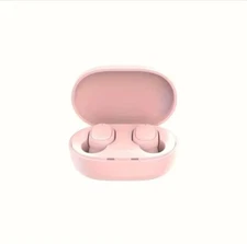 Ear Buds PINK 2024 Model A6S Pro Mipods Charging Cable Box Touch Operation 