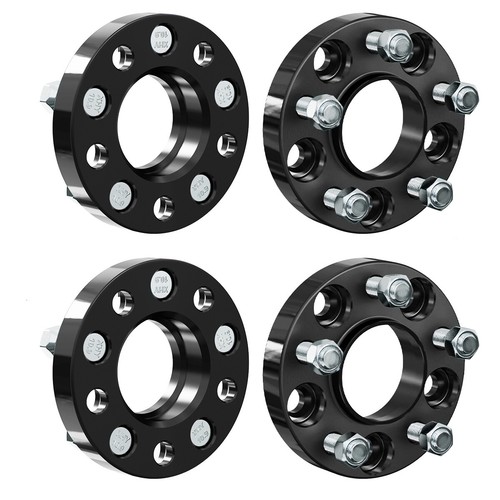 4PCS 1" Hubcentric 5X115 Wheel Spacers Adapters 14X1.5 Studs FOR