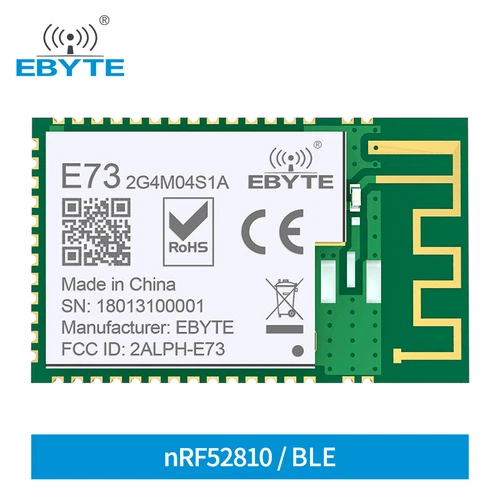 EBYTE BLE 5.0 NRF52810 Funk-Transceiver E73-2G4M04S1A 4dBm Bluetooth-Modul