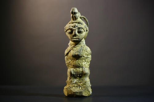 Statuina fertilità africana Sapi Kissi Pomdo Nomoli scultura arte africana - G4780 - Foto 12 di 24