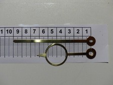 Uhrzeiger Stil, messing, Stundenzeiger 63 mm, Minutenzeiger 90 mm