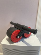 Ab Roller Wheel Automatic Rebound Abdominal, Home Fitness Exercise Equipment RED