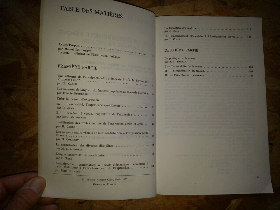 Cahiers pédagogie moderne: enseignement langue française école primaire 1971 - Photo 2/4