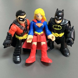 Lot 3 Imaginext DC Super Friends BAT GIRL BATMAN Fisher Price figure Comics Toys