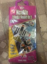 Microkite Mini Mylar P-51 Mustang Apache Copter X Kites 2 Pack New