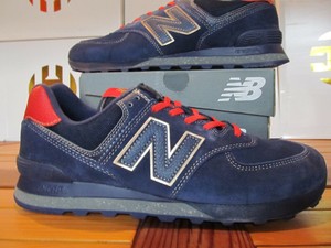 new balance 574 blue gold
