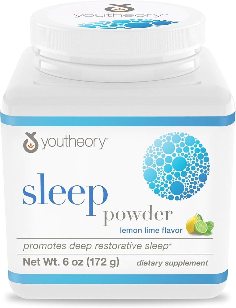 Youtheory Sleep Nighttime Powder - Sleep Support Supplement for Calm & Relaxa...