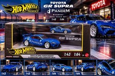 Hot Wheels Premium Toyota GR Supra Pandem Widebody Set 1:43 1:64 Diecast JMV83