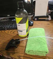 Carpro EliXir plus Rag Company Green Microfiber Edgeless Towel