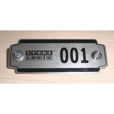 Number Plate, Numbers 1-10, Pk10,  2Vuv8