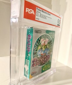 Pokemon Green PSA Graded 6.5 CIB Nintendo Game Boy Venusaur Complete in Box CGC