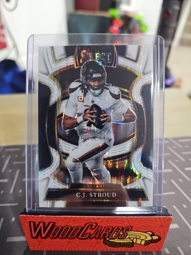 2025 CJ Stroud Panini Select White Shock Prizm /799 HOUSTON TEXANS #34