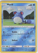 2017 Marill Common SM - Burning Shadows 34/147 NM Reverse Holo LP-NM