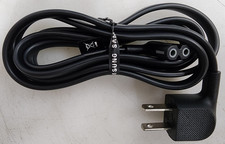 Samsung TV Power Cord 5Ft 18AWG non polarized w/ right angle connector