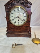 Antique Single Fusee Bracket Clock Marsh Diss.