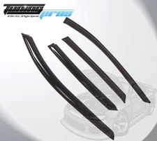 For Cadillac SRX 2010-2016 Black Out-Channel Window Rain Guards Visor 4pcs Set