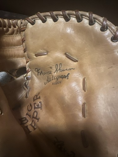 Bill Moose Skowron MacGregor GMS Big Dipper Autograph Model RHT 1B Glove Yankees - Picture 7 of 11