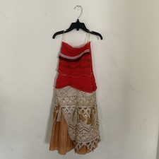 Disney Moana Girls Kids Halloween Costume Size S/P 4-6X 