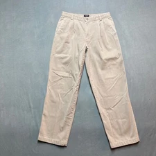 Dockers Khaki Pants Mens Measure 33x31 Beige Surplus Twill Relaxed Pleated Baggy