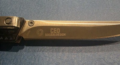 Brand New CRKT CEO Folding Knife, color Black low profile IKBS ball bearing 7096