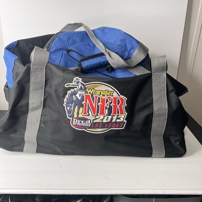 WRANGLER PRCA NFR 2013 LAS VEGAS NV Rolling Duffle Bag National Finals Rodeo