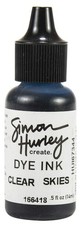 Ranger Simon Hurley create. Dye Ink Reinker-Clear Skies,Ink  Pads