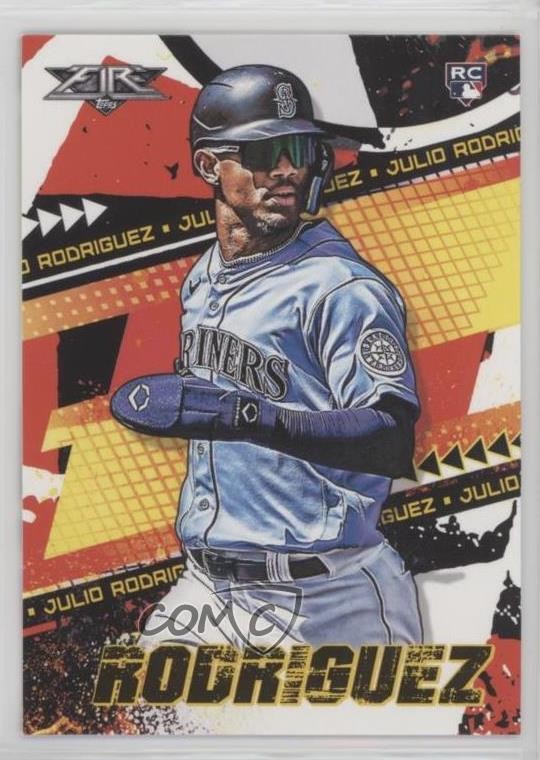 2022 Topps Fire Julio Rodriguez #107 Rookie RC 12g7