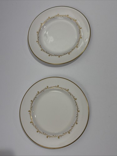 VTG Royal Doulton "Rondo" English Fine Bone China Set of 2 Bread Plates 6.5” D