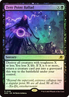 MTG FOIL Zero Point Ballad  - Edge of Eternities #128