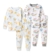 Toddler Pajamas Organic Cotton 2 Piece PJ Set Boys 4T Burt s Bees 2-PC Burts