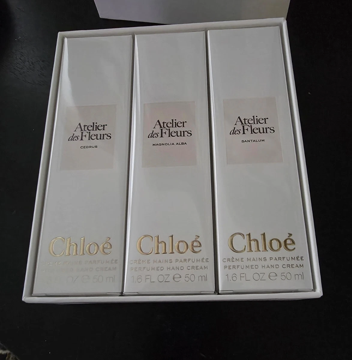 CHLOE ATELIER DES FLEURS 3-PC HAND CREAM SET New in box | eBay