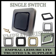 Campervan 12v Single Light Switch CBE C-Line Switches For Caravan Motorhome Boat
