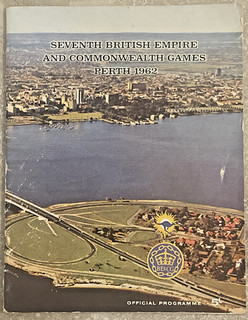 1962 Commemorative British Empire Commonwealth Games Perth WA Official Programme