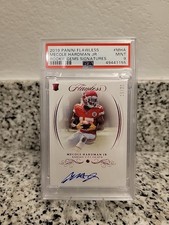 MECOLE HARDMAN 2019 FLAWLESS RUBY RED GEM STONE ON CARD AUTO RC #D 9/20