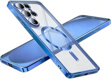 Magnetic Case for Samsung Galaxy S26 Ultra with Camera Cover, Glossy Luxury Slim