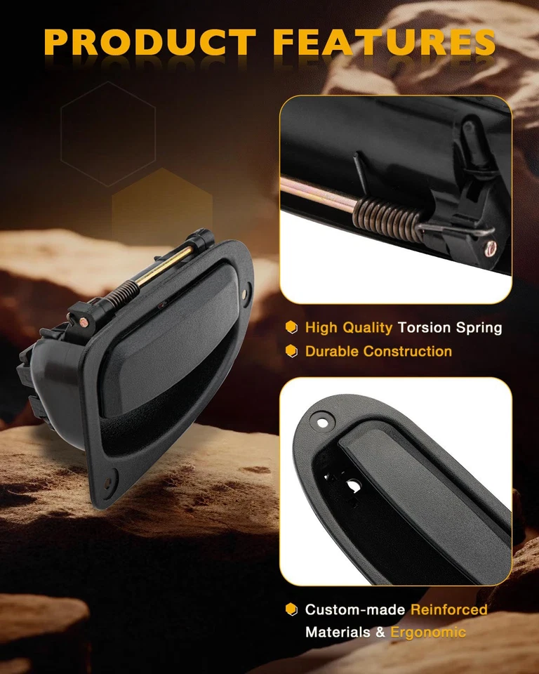 Interior Door Handles Rear Driver & Passenger Side For 1993-11 Ford Ranger Mazda Foto 4 de 4