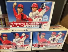 Qty 3 2022 Topps Series 1 Sealed Target Mega Boxes 16 Packs 256 Cal Raleigh RC??