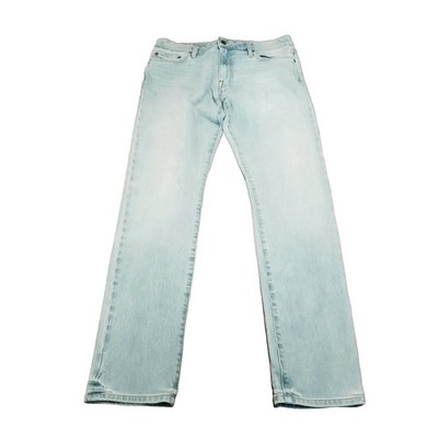 Flint and Tinder Jean Men Size 32x32 Slim Fit Light Wash Stretch Denim (32x31.5)