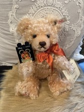 Steiff Disney Convention 1997 ZEHN Teddy Bear LED 2000 PIN Signed Mohair MINT