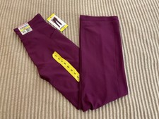 32 Degrees Cool Women's Ribbed Active Flare Pants, Purple - Size S
