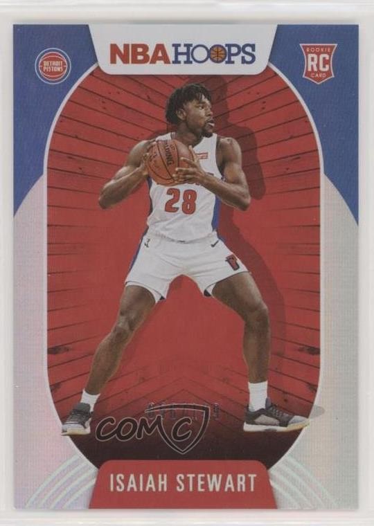 2020-21 Panini NBA Hoops Silver /199 Isaiah Stewart #233 Rookie RC