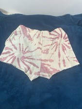Abercrombie Kids Tie Dye Sweat Shorts Elastic Waist Drawstring Logo Tag size9/10