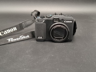 Canon PowerShot G15 12.1MP Digitalkamera - Schwarz 