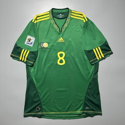 SOUTH AFRICA ADIDAS 2010 FOOTBALL AWAY JERSEY #8 TSHABALALA SIZE