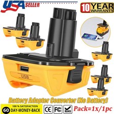10-1X DCA1820 20V MAX To 18V Adapter Converter For Dewalt 20 Volt Li-ion Battery
