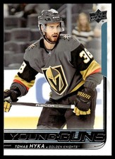 2018-19 Upper Deck Young Guns ! Tomas Hyka Rookie Vegas Golden Knights #224