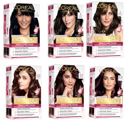 Excellence Creme Triple Care NoAmmonia Long-lasting Hair Color Pro-keratin 172ml